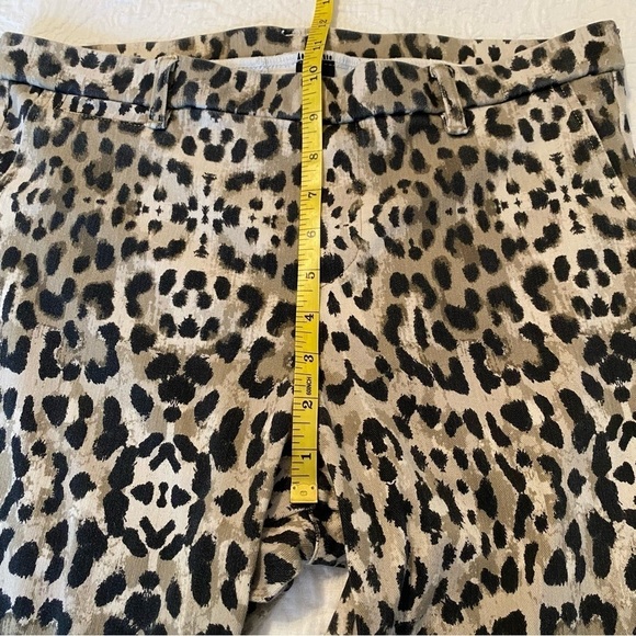 HUE Leopard Print Denim Stretch Leggings Jeggings - Large - Picture 6 of 12